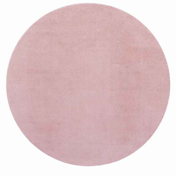Kusový koberec Joy 1400 rose kruh, 80x80 (průměr) kruh, růžová, chodba / předsíň, Ayyildiz