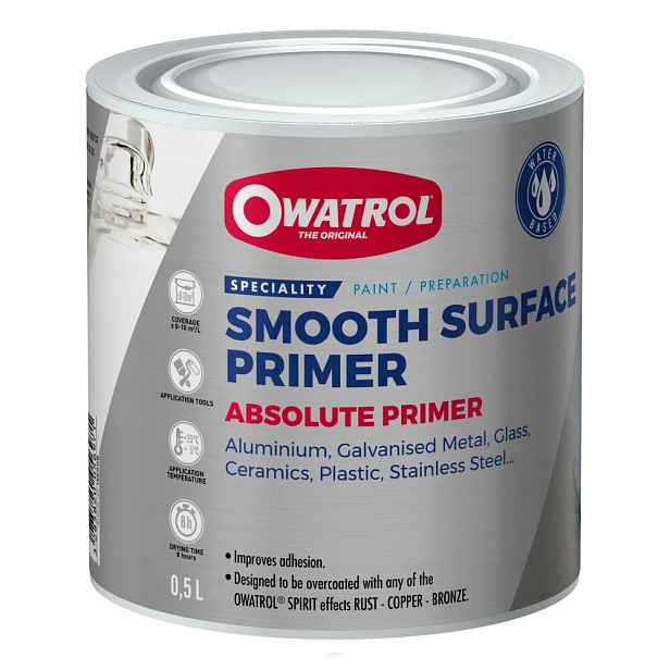 Owatrol Spirit: Absolute Primer – bílý podklad pro dekorativní efekty