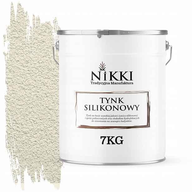 Silikonová Fasádní Omítka Bílá Zlomená V Béžové F771 7KG Granulace 1.5mm