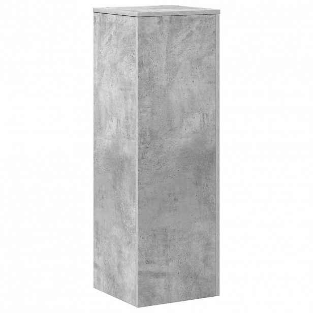 vidaXL Stojan na rostliny betonově šedý 33x33x100 cm kompozitní dřevo