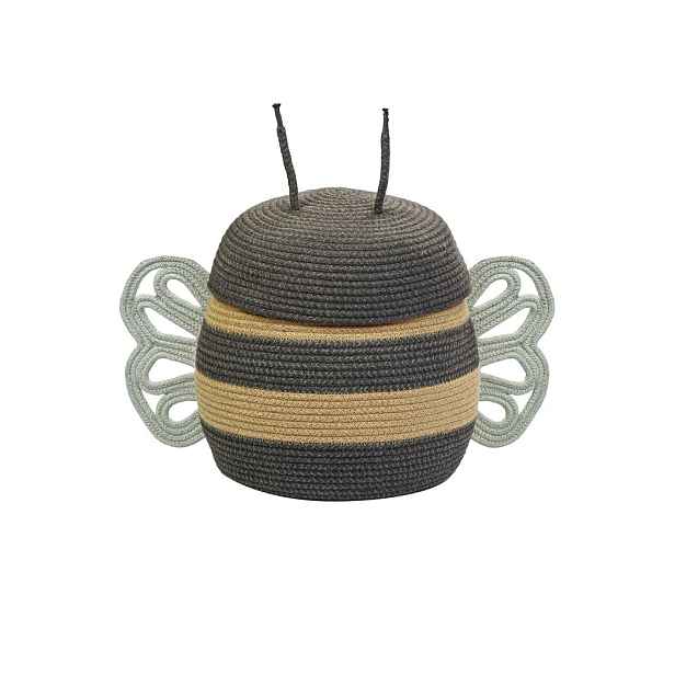Látkový dětský koš na hračky ø 30x32 cm Mama Bee – Lorena Canals