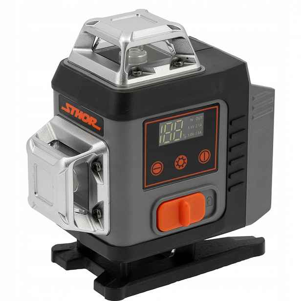Samonivelační laser Sthor 18007 4D zelený 16 linek 25 m ±3 mm akumulátorový