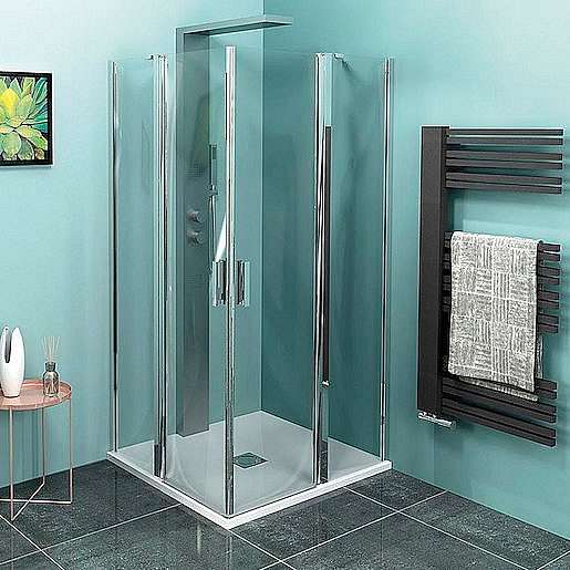 Sprchový kout čtverec 90x90x200 cm Polysan Zoom chrom lesklý ZL5415