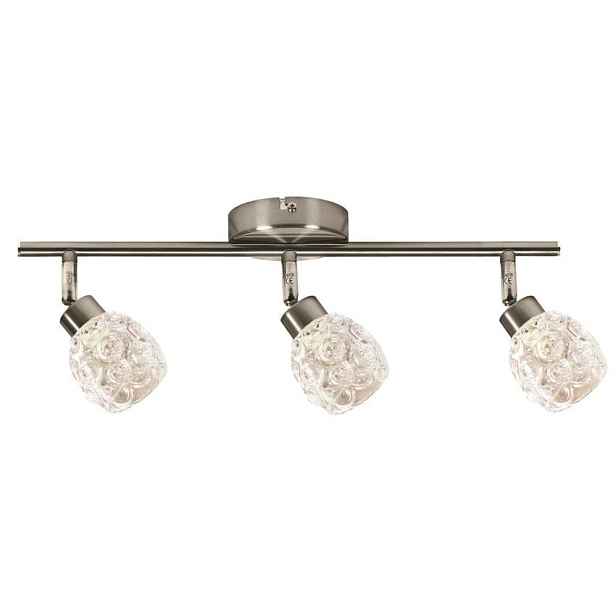 Stropní bodová lampa 3x40W G9 saténová Milos