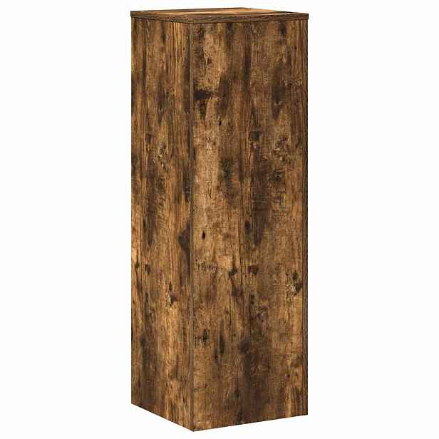 vidaXL Stojan na rostliny kouřový dub 33x33x100 cm kompozitní dřevo