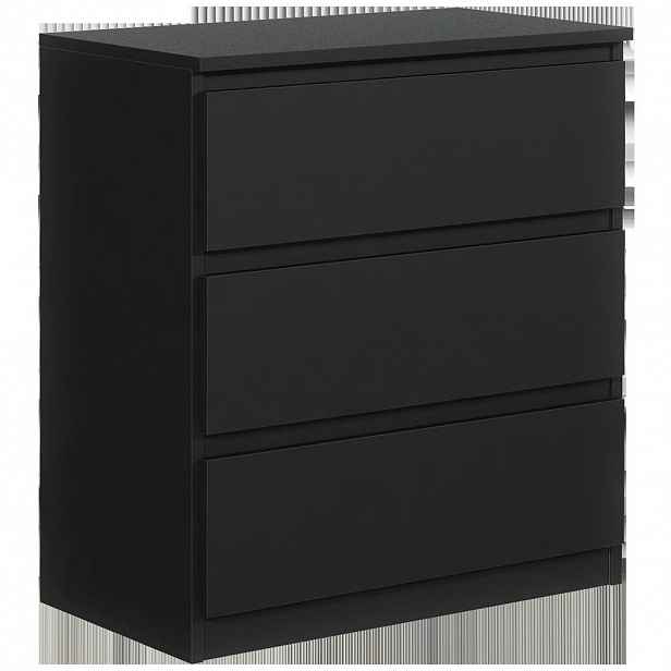 RAUMHIRSCH FURNITURE KOMODA černá 70/79/39