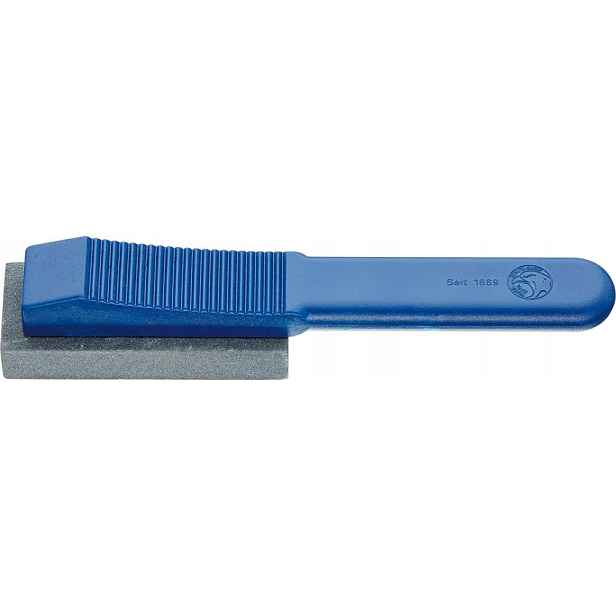 Ruční brousek s rukojetí 125 mm K220 modré Müller