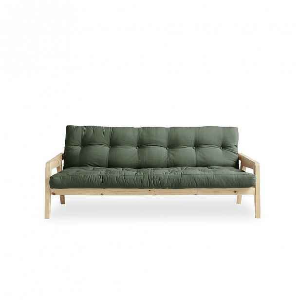 Variabilní pohovka Karup Design Grab Natural Clear/Olive Green
