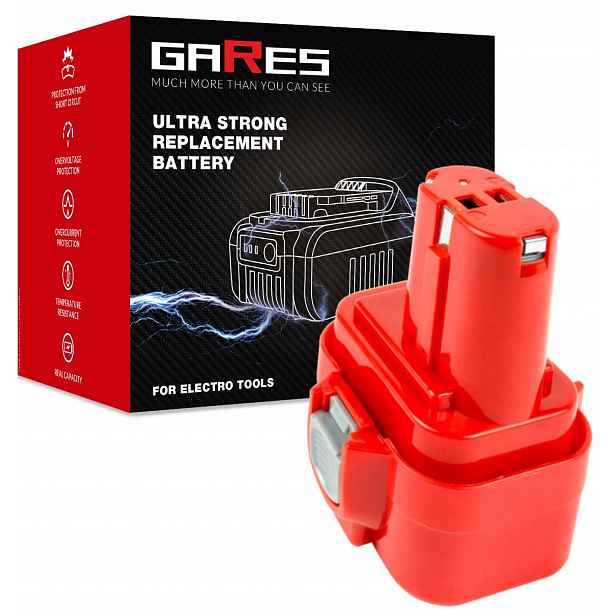 Akumulátor pro Makita 6261D MT062SK2 BMR100 6204 6990DWAE 6200D 9,6V