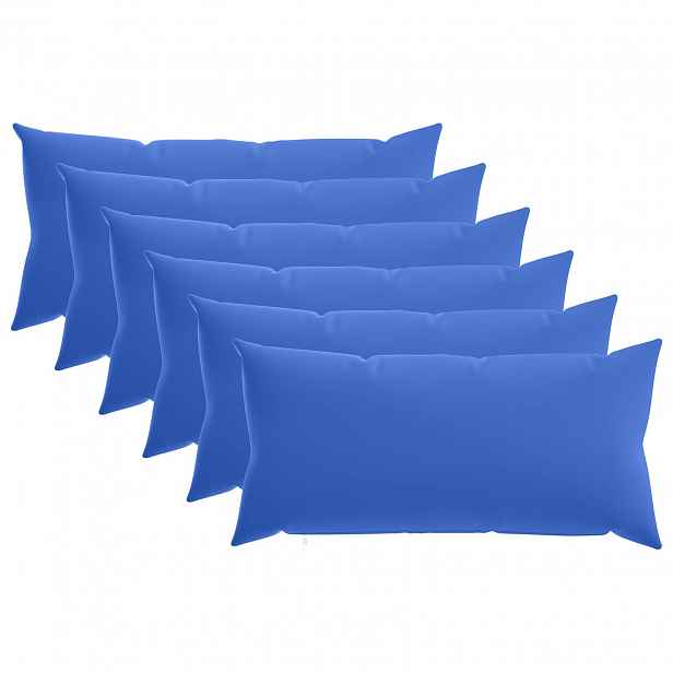 vidaXL Povlak na polštář 6 pcs HEERLEN Královská modrá 40 x 80 cm
