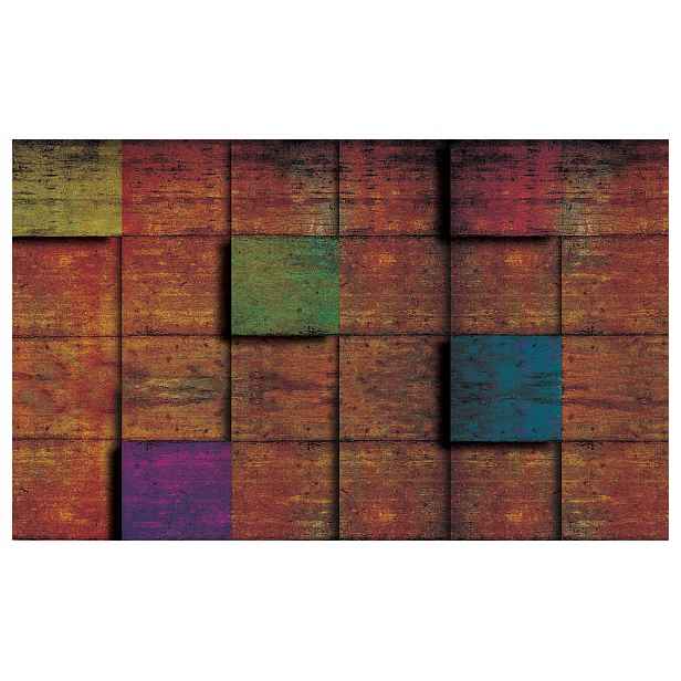Vliesová fototapeta Geometrický vintage loft industriální 254x184 lepidlo