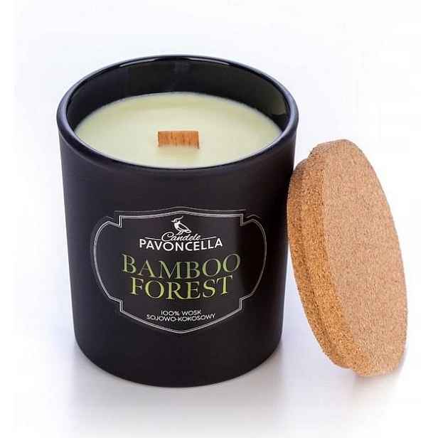 Vonná Sójová Svíčka Volně stojící do Pokoje Dárek Svíčka Bamboo