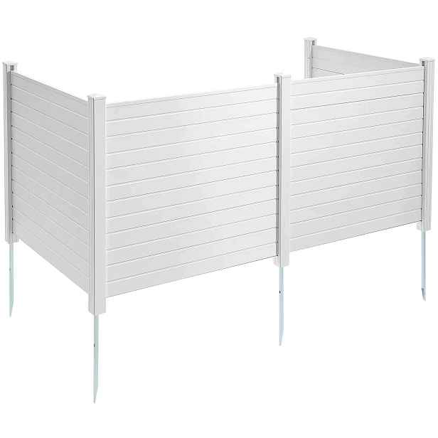 Zahradní kryt na vinylový plot panely 127 cm 127 cm, bílá barva