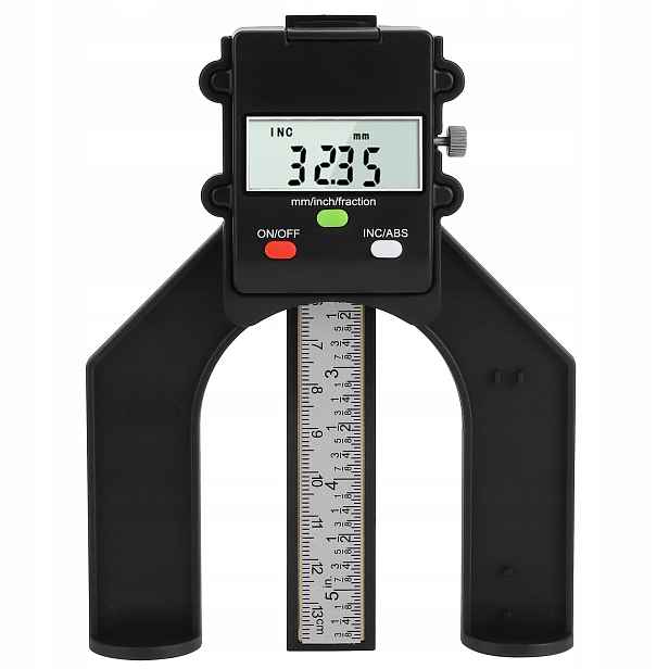 Hloubkoměr Výškoměr Elektronický Digitální 0-80 mm 0,01 mm