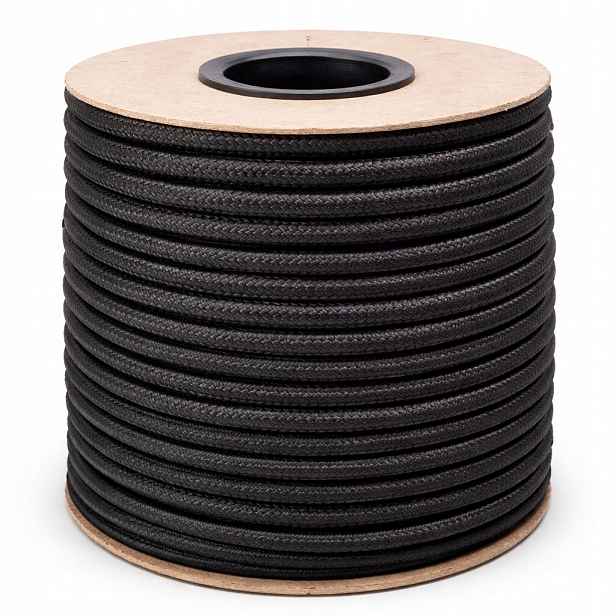 Lano gumové černé Ekspandor 10 mm 100 m elastické lanko