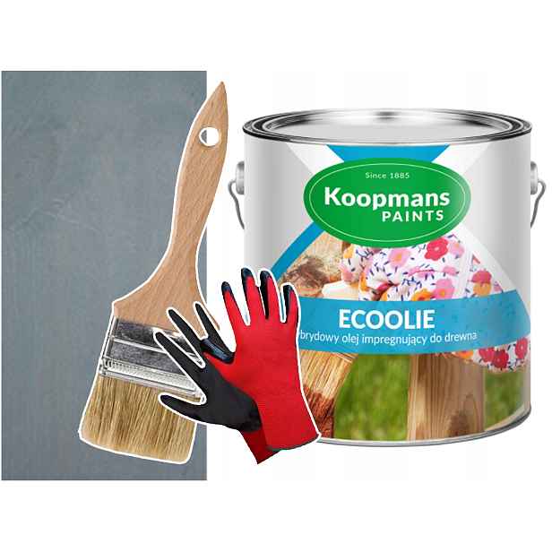 Olej na terasu Koopmans Ecoolie Šedý Zimní 2,5L