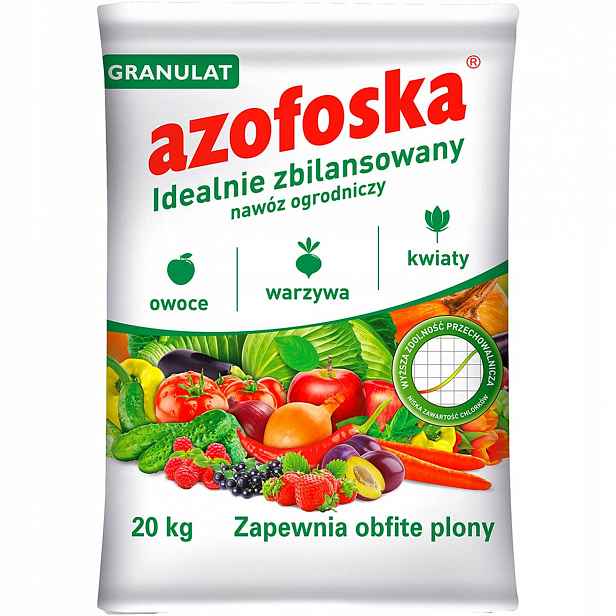 Univerzální vícesložkové hnojivo Azofoska granule 20 kg ovoce zelenina