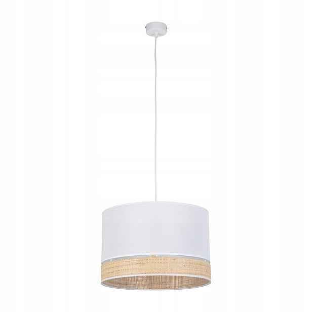 Závěsná Lampa Typu Paglia Do Klasických Interiérů, Bílé Stínidlo E27 4768 Tk Lighting