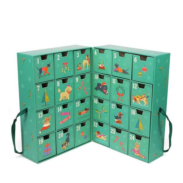 Adventní kalendář 37,5 cm Festive Friends – Rex London