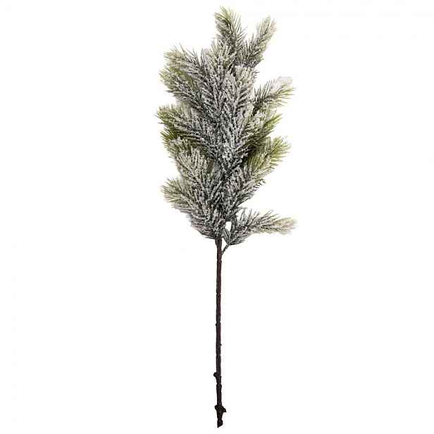 Vánoční dekorace zápich zasněžená jehličnatá větvička - 15*7*60 cm Clayre & Eef
