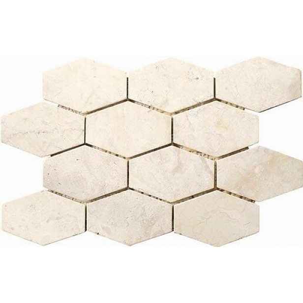 Mozaika Mosavit Hexagonal beige 25x37 cm mat KANAWA (bal.0,830 m2)