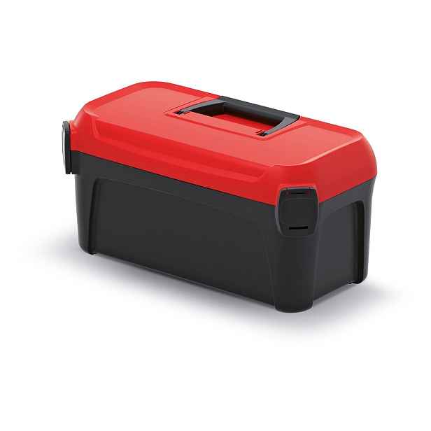 Prosperplast Kufr na nářadí SMARTTIX černo-červený, varianta 32,8 cm