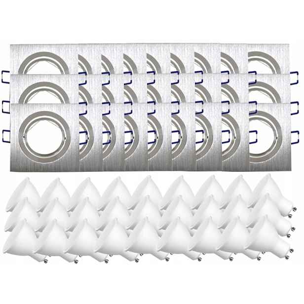 Sada stropních svítidel Halogen 27x žárovky 7W