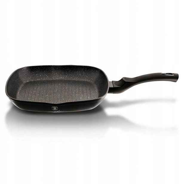 Berlinger Haus Granitová Grilovací Pánev 28 CM Bh 1846 Černá Stříbrná