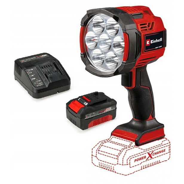 Einhell Lampa Einhell Te-cl 18/2500 Liac 4514145 Sada Akumulátor 4,0AH