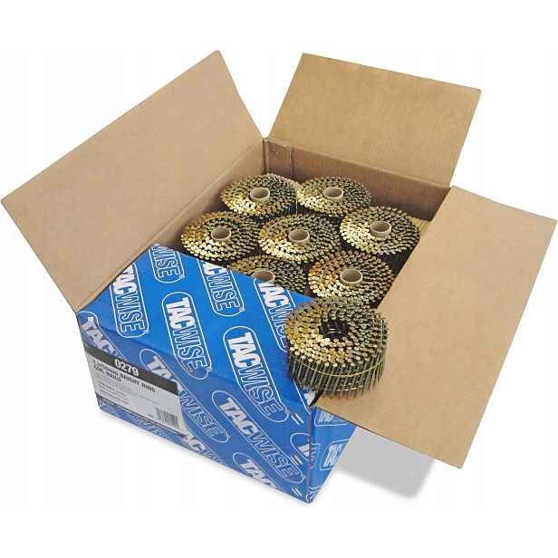 Hřebíky do bubnové hřebíkovačky kroužkové Tacwise 0422 2,5 x 50 mm, úhel 16° – 9000 ks