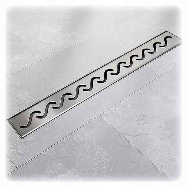 Lineární odtok 110 cm Inox podlahový sifon