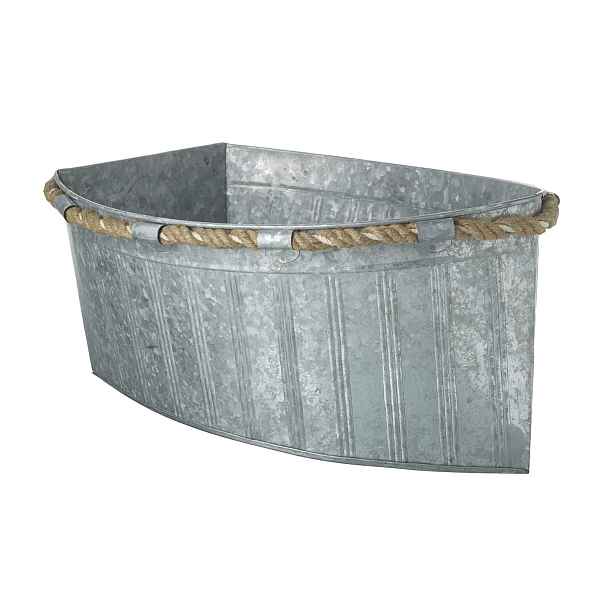 Plechový obal na květináč ve tvaru lodi Boat Planter - 28*40*56cm Ostatní