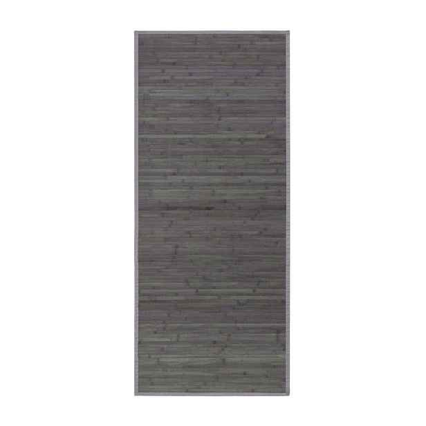 Šedo-zelený bambusový koberec 75x175 cm – Casa Selección
