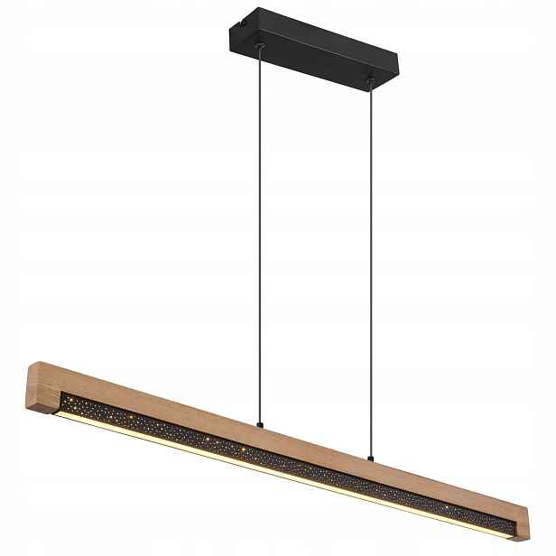 Závěsná lampa Led Převis Černá Starla 24W 580lm Nastavitelná Globo Lighting