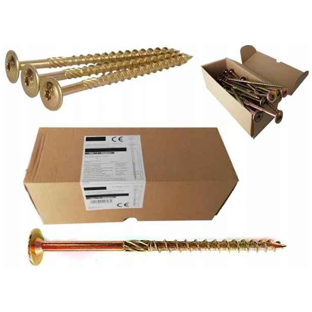 Tesařské Vruty Do Dřeva 8x340 Kotouč Torx 50 Ks WCT-08340 Azmet
