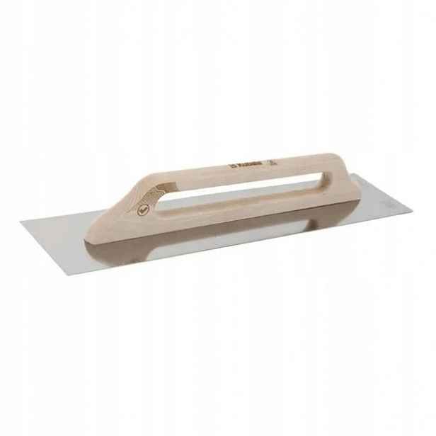 Nerezová stěrka pro nanášení hladítka 130 x 680 mm Kubala