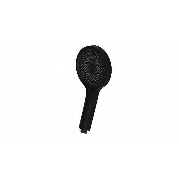 Ruční masážní sprcha 3 režimy sprchování, průměr 130mm, černá/chrom SAMOA RAIN (60956)