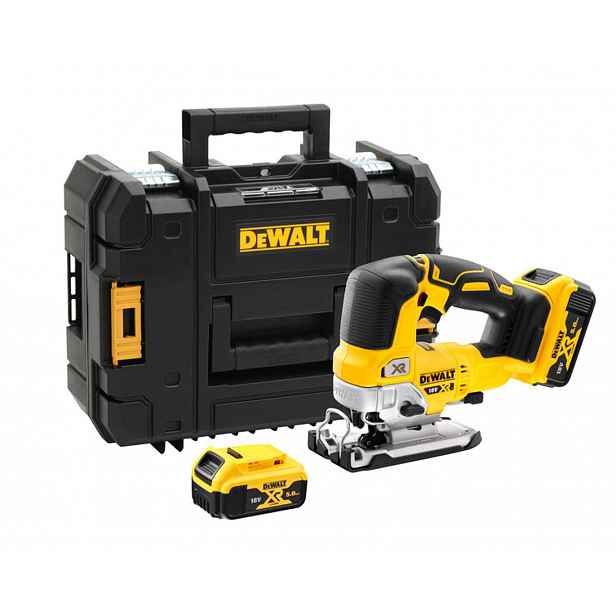 DeWALT - 18V AKU přímočará pila, 2x aku 5,0 Ah XR, nabíječka DCS334P2