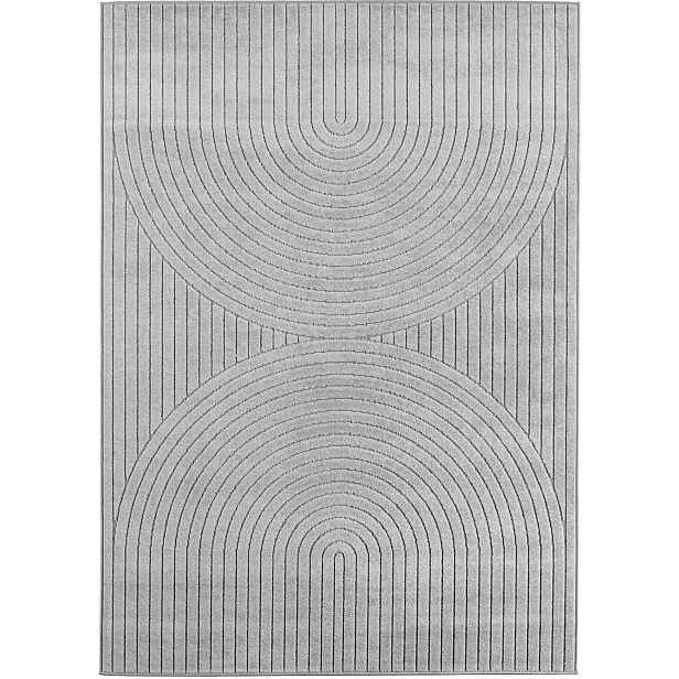 Kusový koberec Nova 1201 silver - na ven i na doma, 280x370, šedá, chodba / předsíň, Ayyildiz
