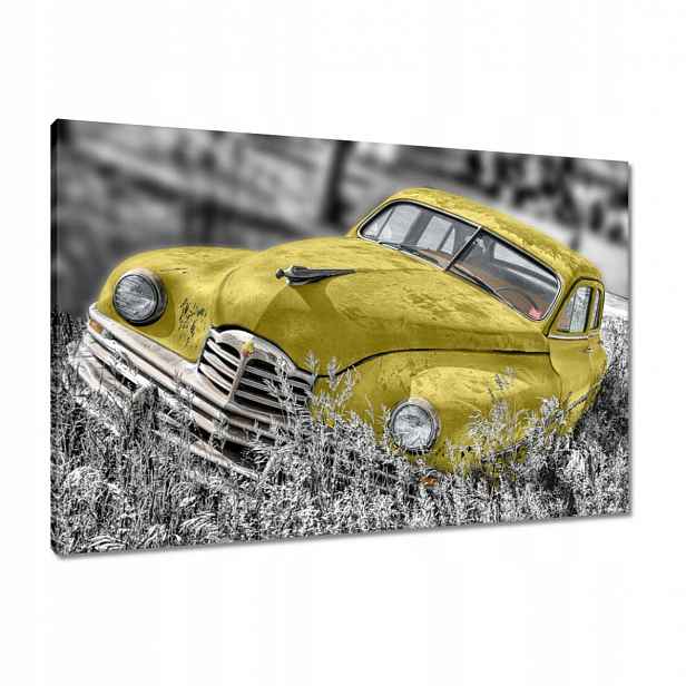 Obrazy 90x60 Žlutý oldtimer