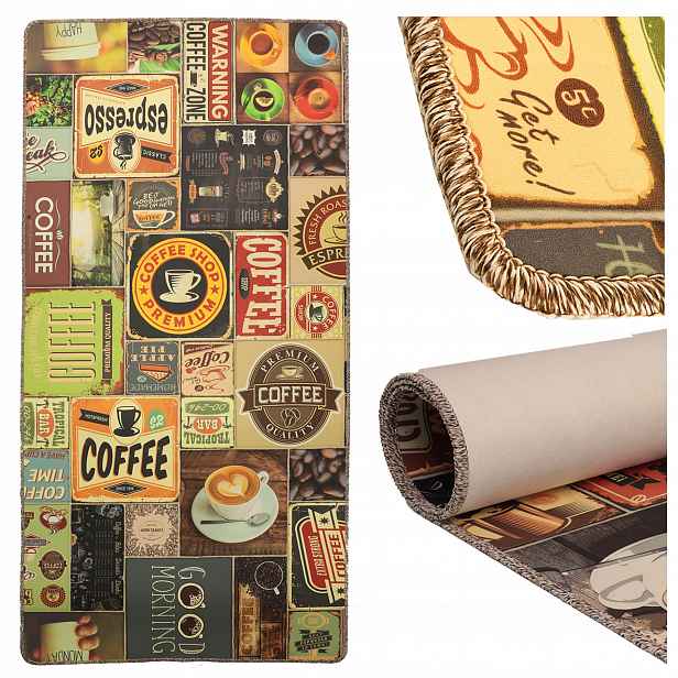 Koberec do kuchyně Podlahová rohož do kuchyně Koberec Vinylový Pvc 180 x 110 cm