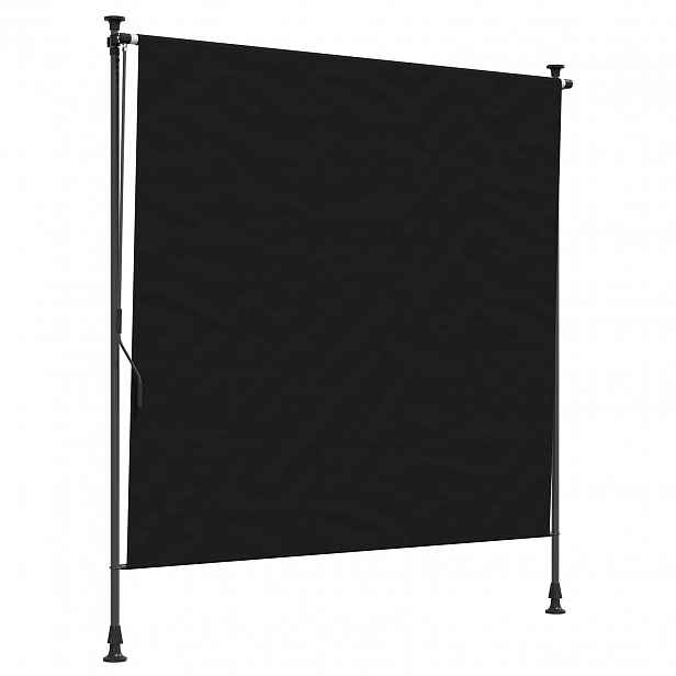 vidaXL Venkovní Roleta Černá 150 x 270 cm