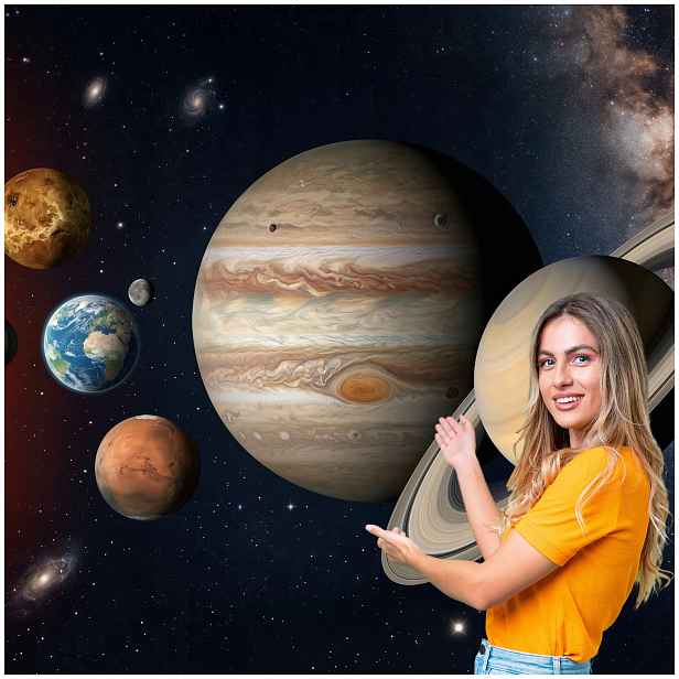 Fototapeta 3D Pro Mládež Vesmír Planety 588x280 DMKP03F