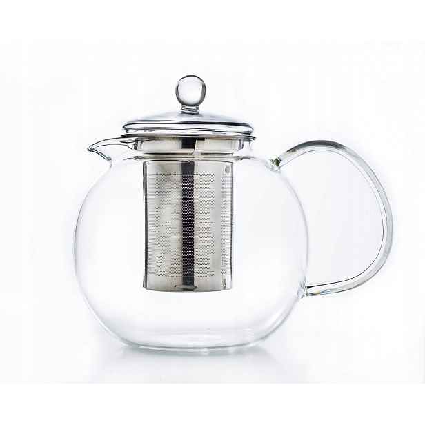 Luxusní Sítko Na Čaj, Bylinky Konvice Žáruvzdorná Konvička 850 ml Černá