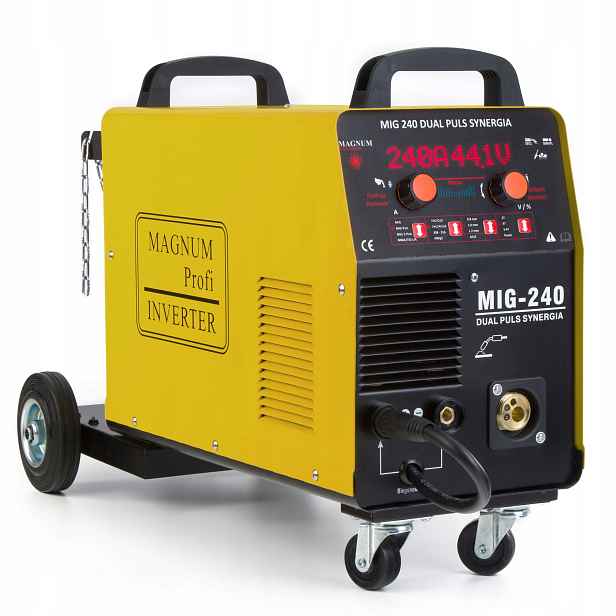 Svařovací Stroj Mig Mag Magnum Mig 240 Dual Puls Led 230V Sada