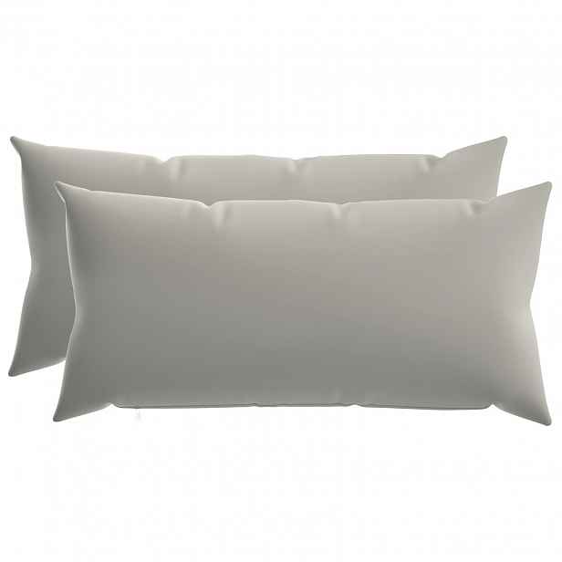 vidaXL Povlak na polštář 2 pcs HEERLEN Šedá 40 x 80 cm Polyester