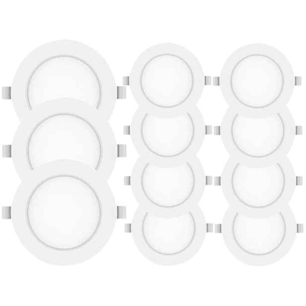 11x Led zapuštěný panel 6W Slim stropní svítidlo pro M-System
