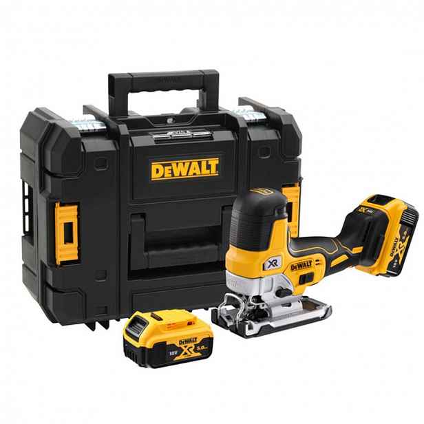 DeWALT - 18V AKU přímočará pila, 2x aku 5,0 Ah XR, nabíječka DCS335P2