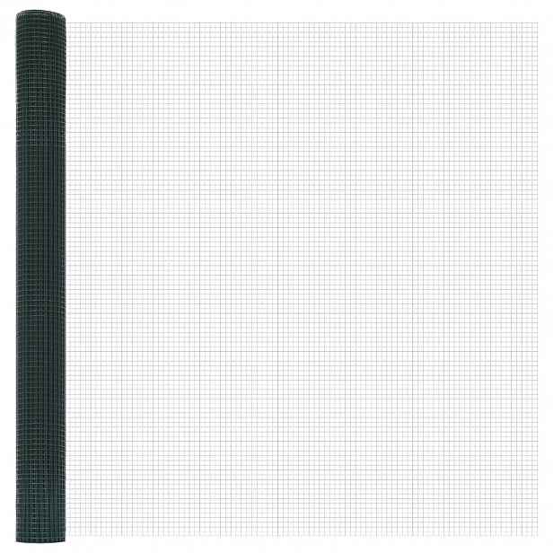 vidaXL Svařovaný drátěný plot 1000 x 150 cm Zelená