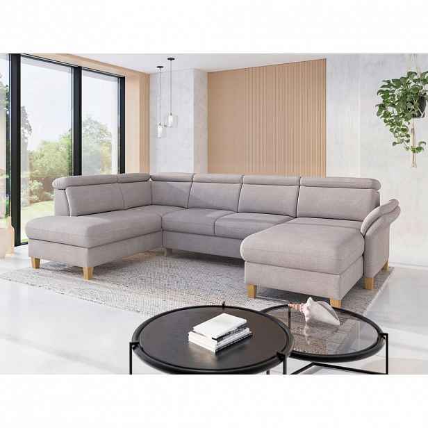 Sit & More SEDACÍ SOUPRAVA, textil, barvy stříbra